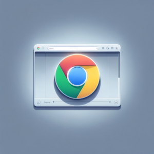 Tampilan antarmuka Google Chrome yang bersih dan sederhana