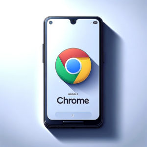 Tampilan browser Chrome di ponsel Android